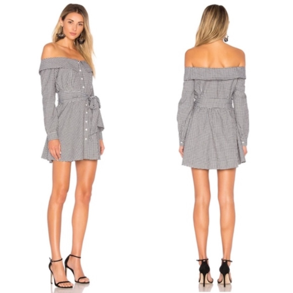 L'Academie Jann Button Up Shirt Dress Small